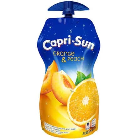 capri sun orange and peach 330ml