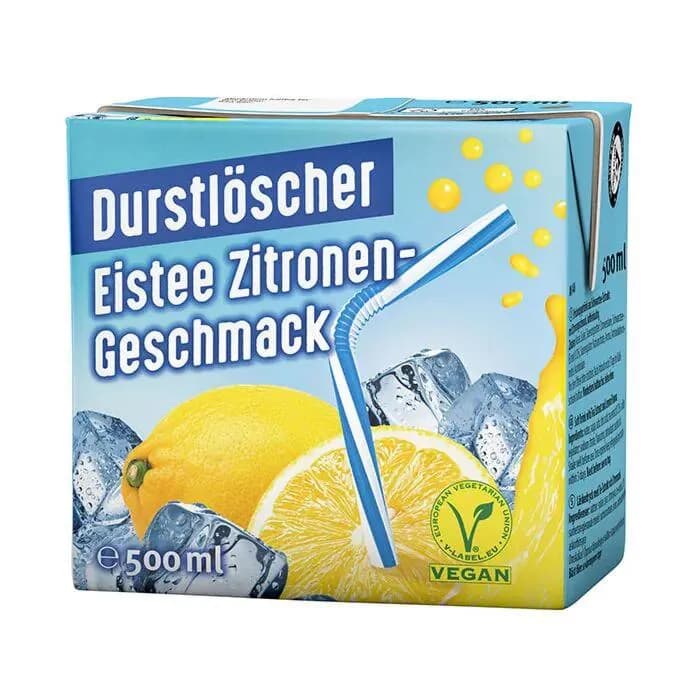 durstlocher eistee zitrone500ml