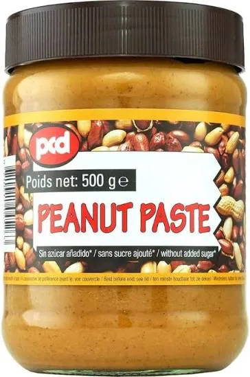 Erdnussbutter PCD ohne Zucker 500g