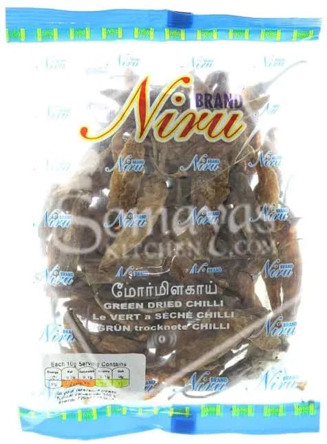 Niru Dried Green Chillies 50g