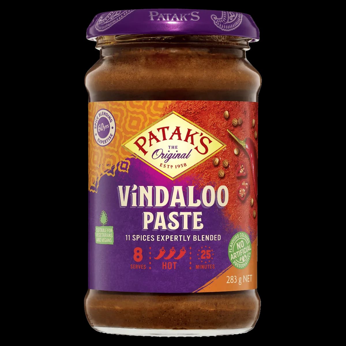 PATAK PASTE VINDALOO CURRY - 283g