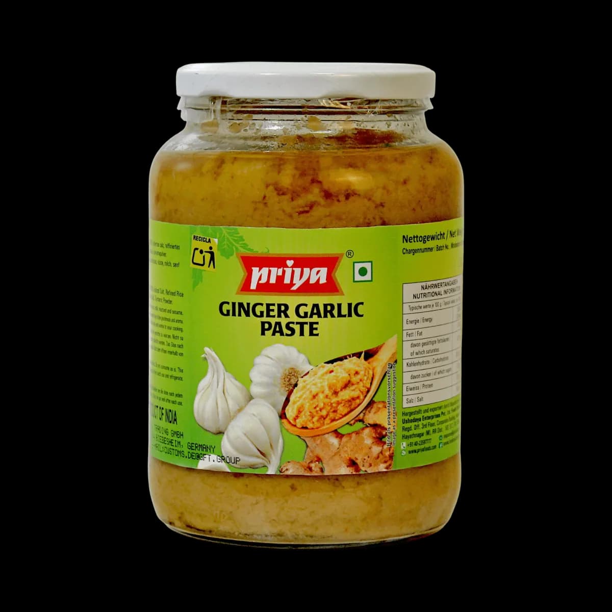 PRIYA PASTE GINGER & GARLIC 1 kg
