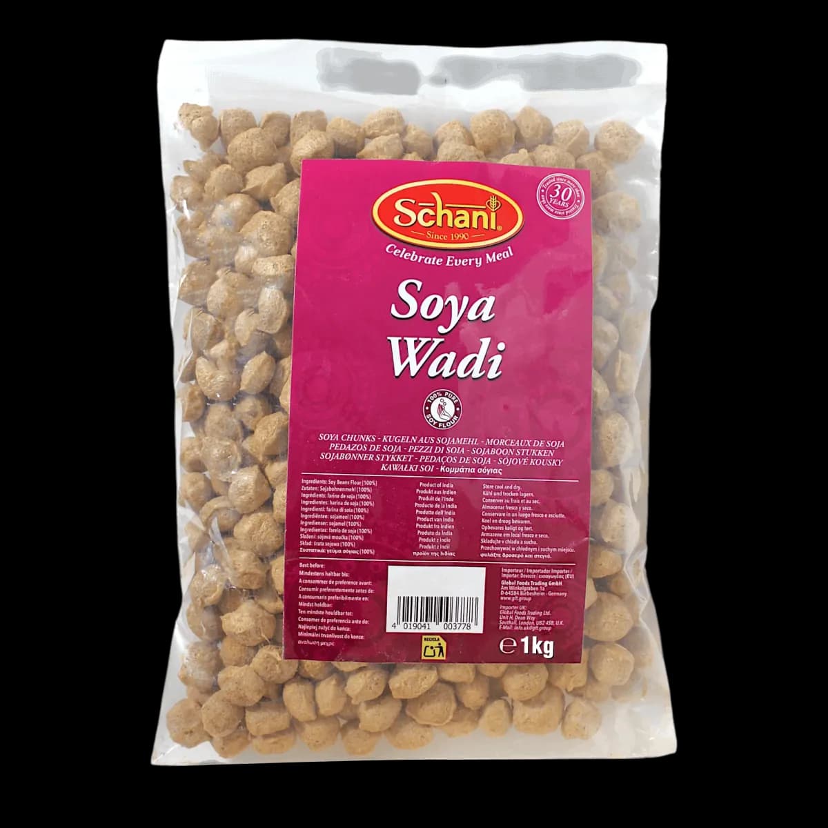 SCHANI SOYA CHUNKS 1 kg CTN.