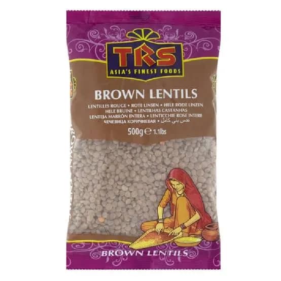 TRS BROWN LENTILS (MASOOR WHOLE) 500g