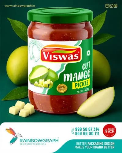 Viswas cut mango pickle
