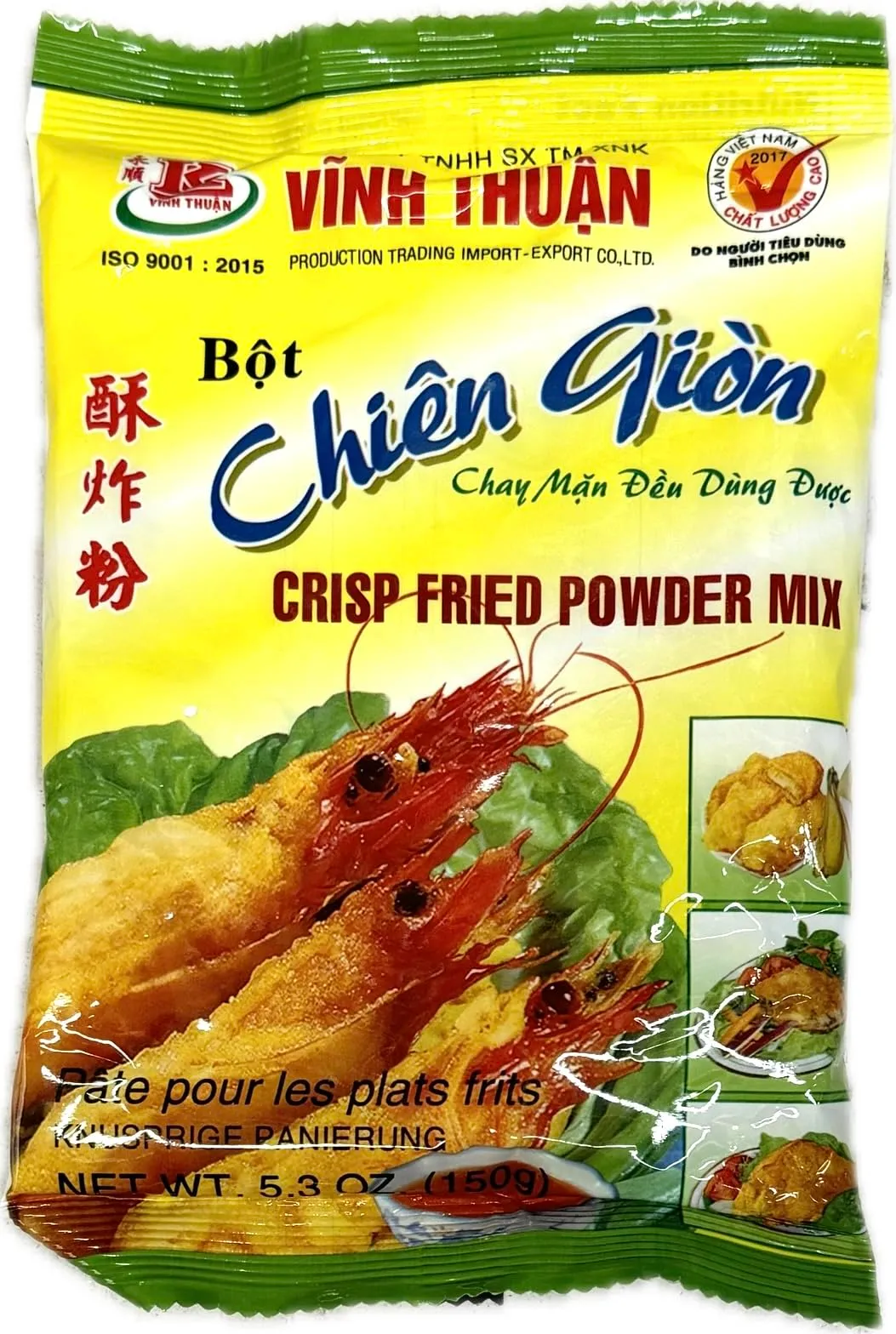 Crisp Fried Powder Mix - Knusprige Panierungsmehl - Bột chiên giòn 50g Vĩnh Thuận