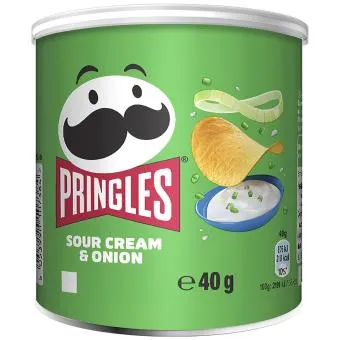 PRINGLES SOUR CREAM AND ONION 40G