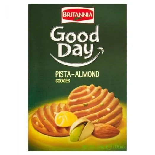 BRITANIA GOOD DAY BISCUITS PISTACHIO ALMOND 175G
